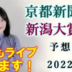 【競馬】 京都新聞杯 新潟大賞典 2022 予想 (土曜プリンシパルSはブログで予想！)