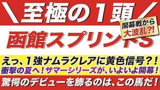 函館スプリントステークス 2022【予想】えっ、１強ナムラクレアに黄色信号？！衝撃の夏へ！サマーシリーズが、いよいよ開幕！驚愕のデビューを飾るのは、この馬だ！
