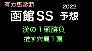 【競馬予想】 函館スプリントステークス 2022 予想　函館SS