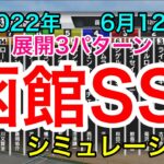 【函館スプリントステークス2022】シミュレーション《展開3パターン》【競馬】