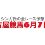 6月7日名古屋競馬【全レース予想】東海ダービー2022