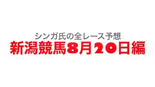 8月20日新潟競馬【全レース予想】日本海S2022
