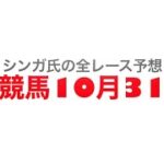 10月31日大井競馬【全レース予想】秋晴賞競走2022