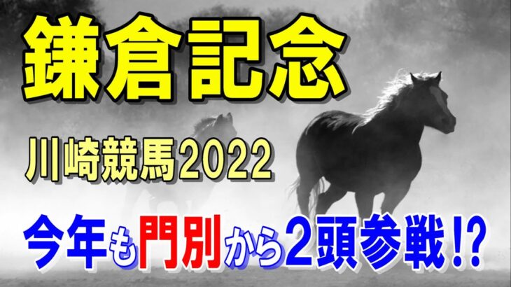 鎌倉記念【川崎競馬2022予想】門別から強い馬がきても大丈夫‼