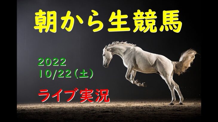 【中央競馬】　富士S 　 朝から生競馬　ライブ配信　（新潟→阪神→東京）Horse Racing Commentary