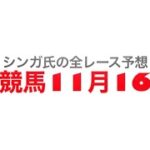 11月16日園田競馬【全レース予想】JRA交流大和川特別2022