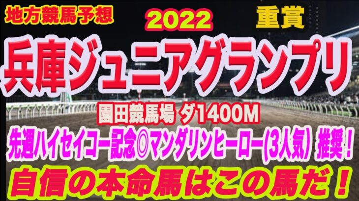 【　兵庫ジュニアグランプリ2022 予想　】地方競馬予想！ここから全日本2歳優駿へ！M氏、アクアの本命馬は！？