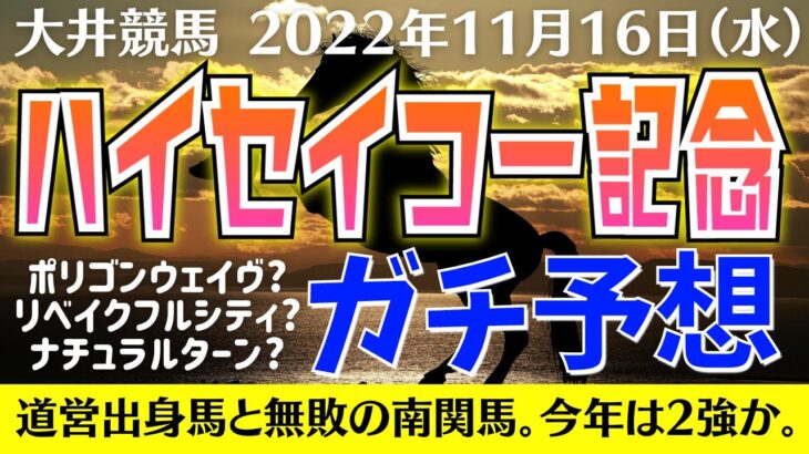 【競馬予想】ハイセイコー記念2022を予想‼︎南関競馬予想家たつき&UMAJOサリーナ【大井競馬】