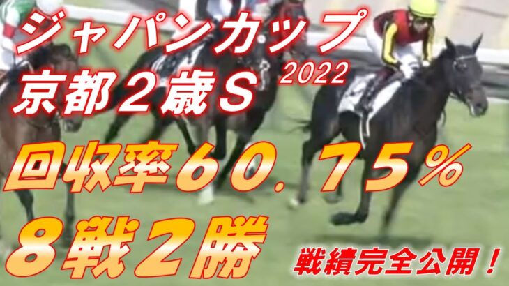 ジャパンカップ・京都2歳S2022　予想　回収率60.75％　一気復調を目指す！！　　元馬術選手のコラム【競馬】
