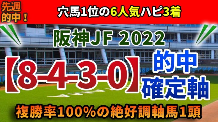 阪神ジュベナイルフィリーズ2022 競馬YouTuber達が選んだ【軸1頭＋穴2頭】阪神JF