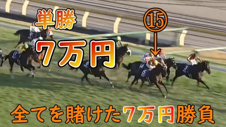 勝ち分の７万円を突っ込んだ!!　勝てば約２４万円の馬が直線で抜け出してきた！！！