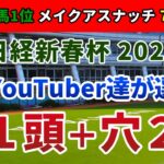 日経新春杯2023  競馬YouTuber達が選んだ【軸1頭＋穴2頭】