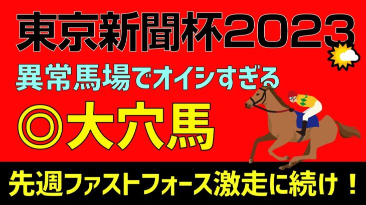 東京新聞杯2023だんぜんオイシイ大穴馬で勝負！