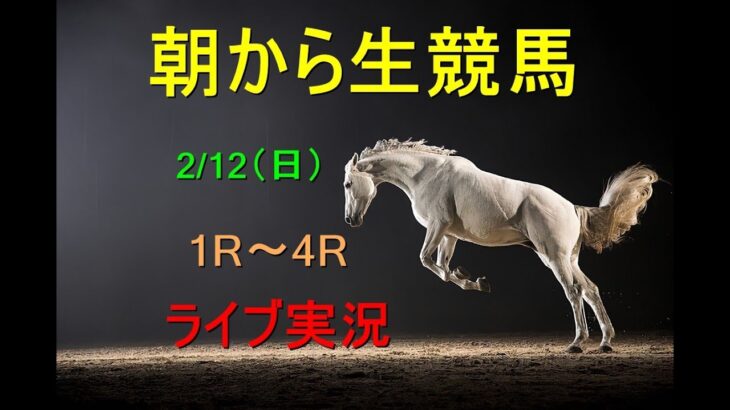 【競馬実況】朝から生競馬　ライブ配信　（小倉→阪神→東京）Horse Racing Commentary
