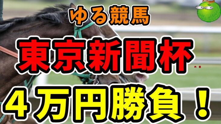【競馬】東京新聞杯の日に４万円勝負！