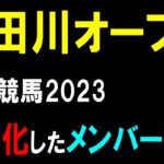 隅田川オープン【大井競馬2023予想】大混戦のマイルＯＰレース⁉