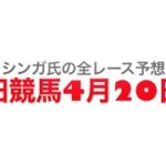 4月20日園田競馬【全レース予想】2023